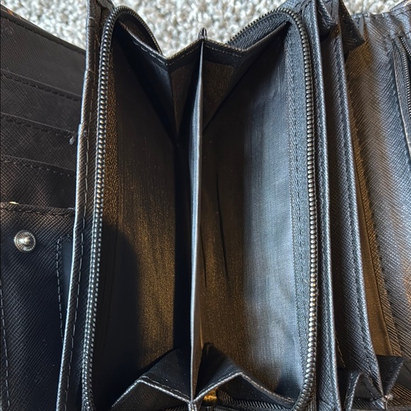 Baby Phat Brown and Gold Wallet with Monogram Design - Picture 10 of 12